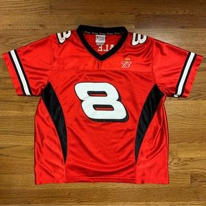 Dale Earnhardt Jr Women Jersey Nascar Shirt #8 Sewn Stitched Logos Race Chase XL